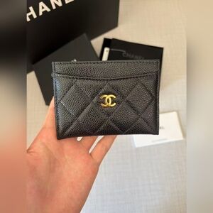 Chanel Caviar Card Holder